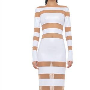 Norma Kamali Sliced Maxi Dress